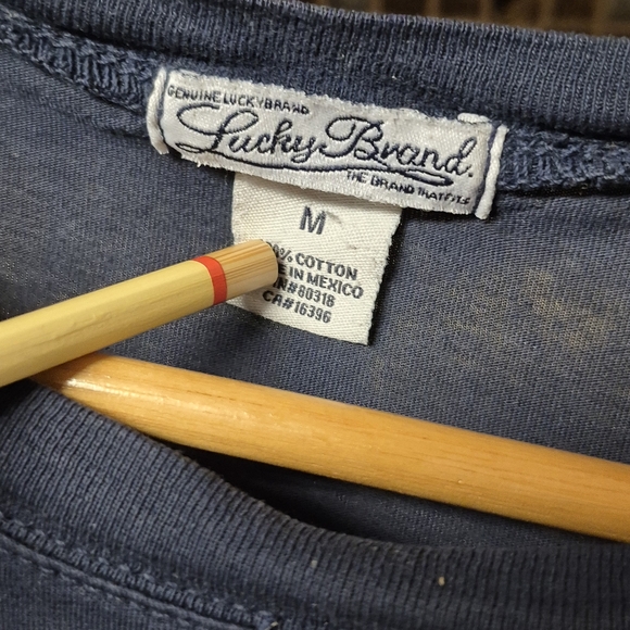 Lucky Brand Graphic Tee with Yin Yang Heart - Picture 5 of 9